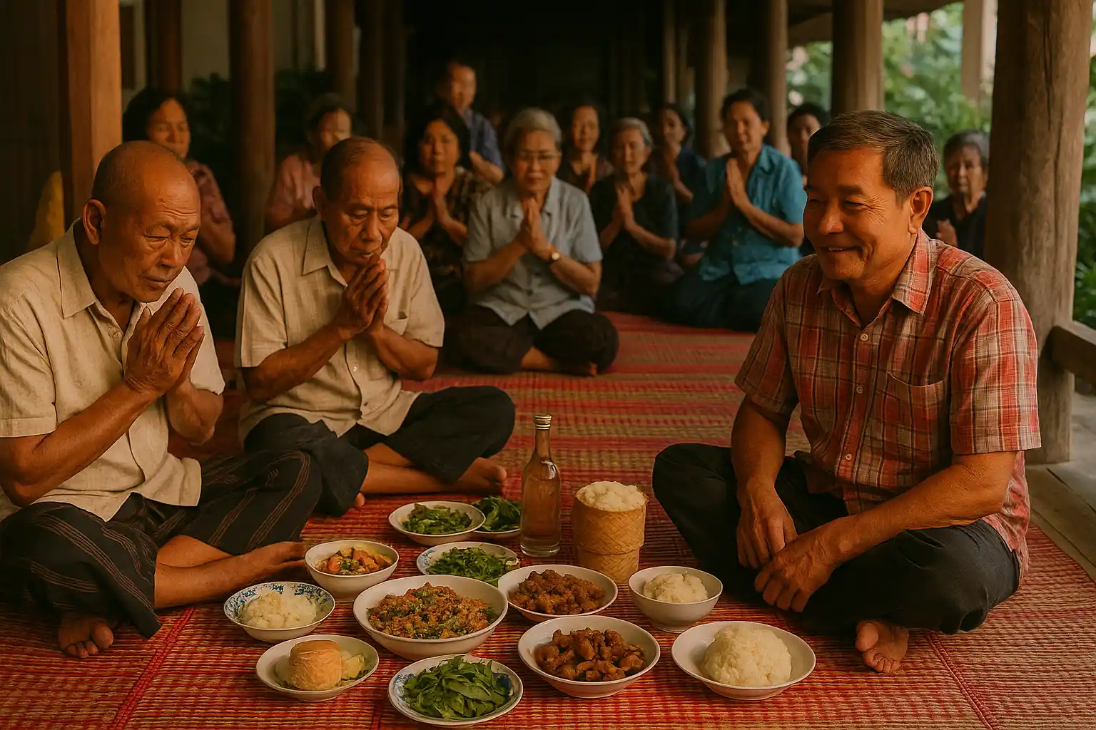 นายหวล ลมโชย ทำบุญวันเกิด