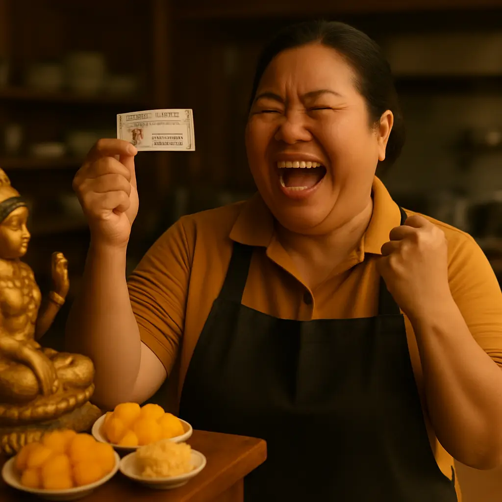 เจ๊เพ็ญร้านแกงใต้ปากเกร็ด บูชาแม่นางกวักปุ้มปุ้ย