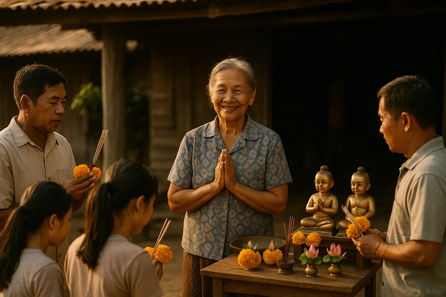 ชาวบ้านแห่ขอเลขแน่นหน้าบ้าน