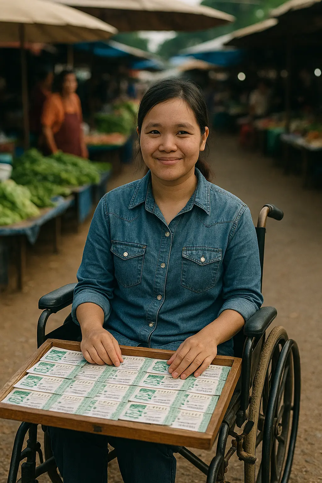 คำหล้าแม่ค้าสลากพิการถูกรางวัลใหญ่