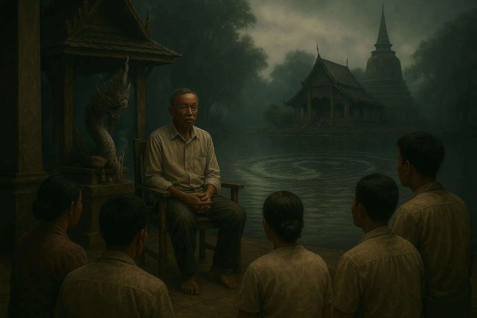 ตำนานศาลพญานาคผู้ให้โชค