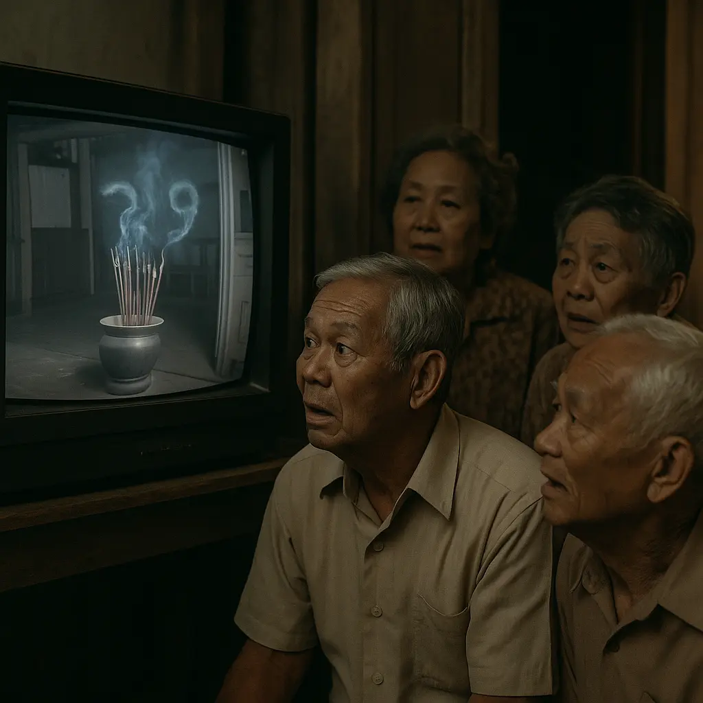 ควันธูปที่ไม่ลอยธรรมดา