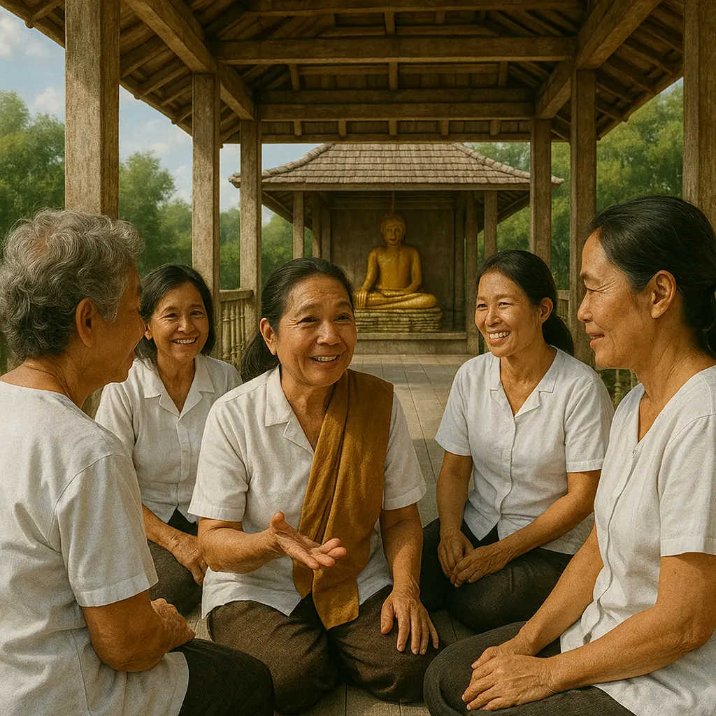 ฝันเห็นพระในศาลาเก่าตอนเกือบสว่าง