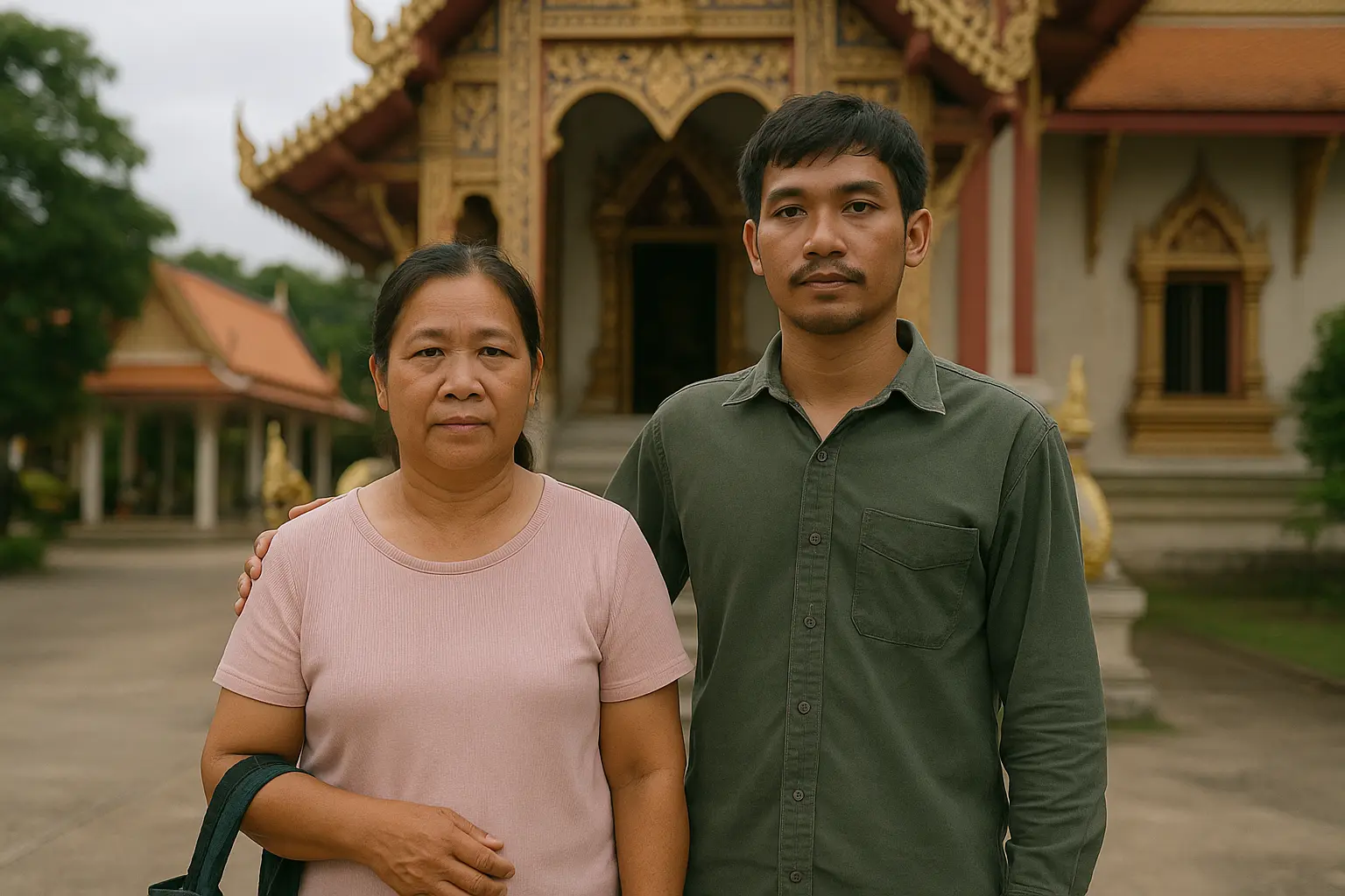 นางแจ่มจากเลยรับลูกชายพ้นโทษสามปี