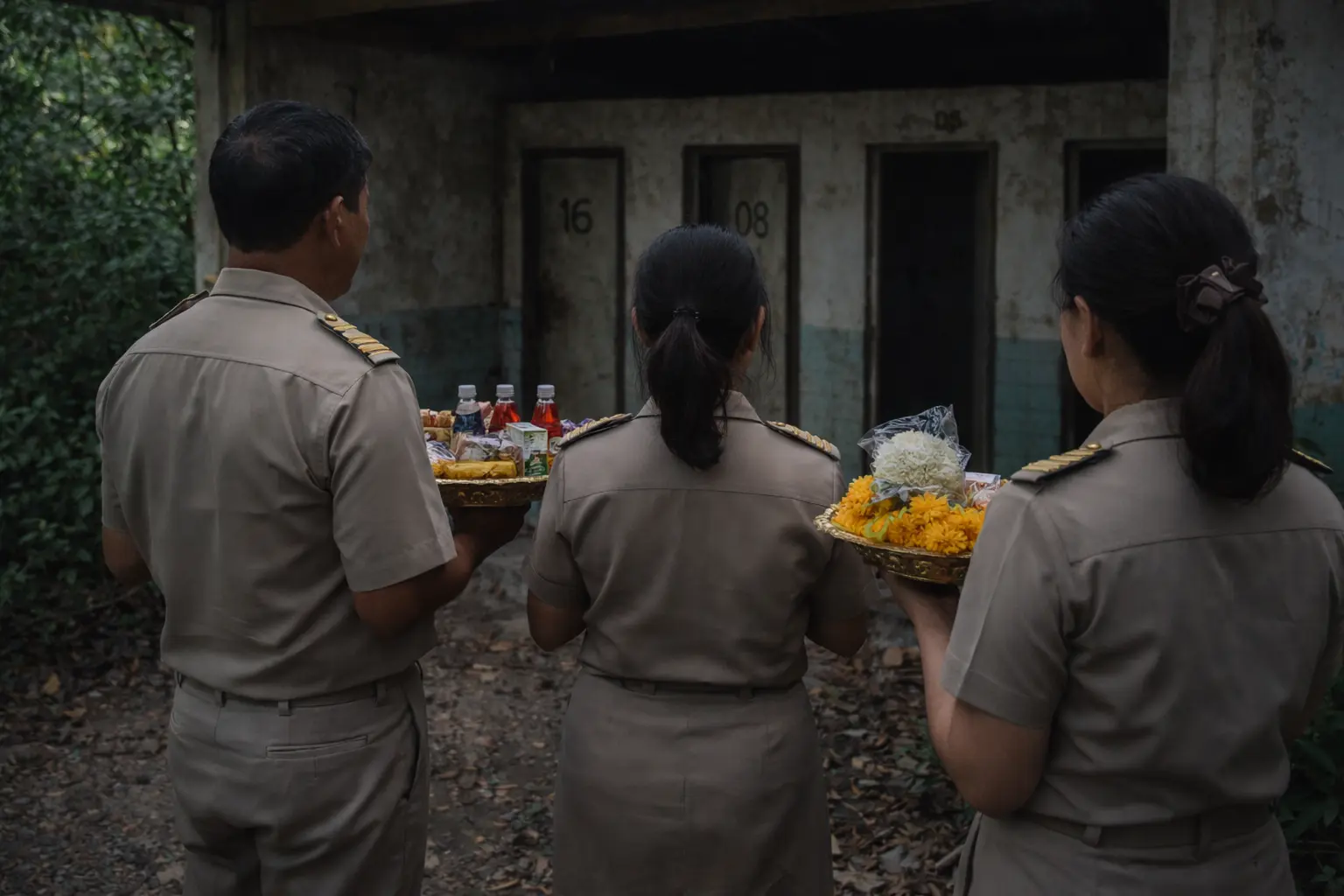 ห้องน้ำเก่าร้างหลังโรงเรียน กับพิธีไหว้เงียบ