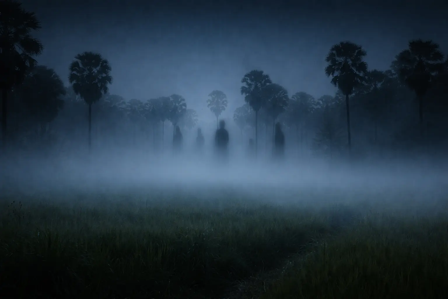 หมอกยามค่ำคืนกับความเงียบที่ผิดปกติ