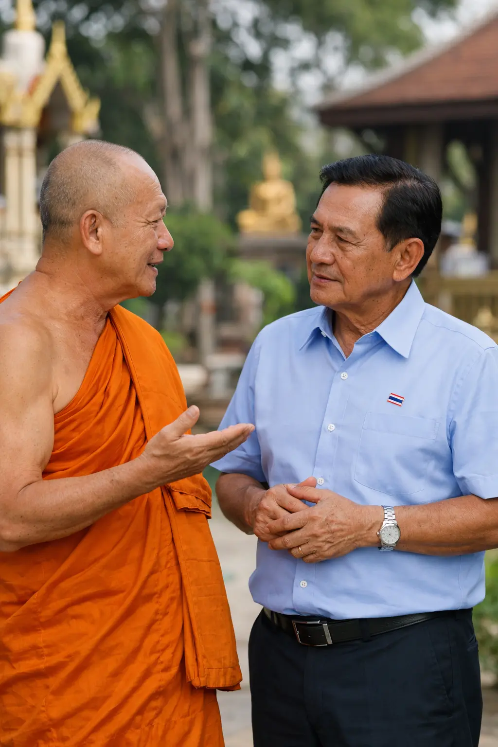 พระอาจารย์ที่มาช่วยดูพิธี