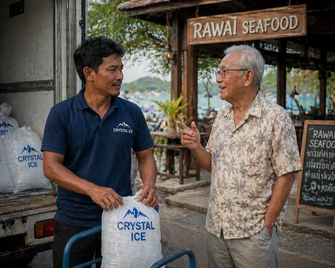 ลูกค้าน้้ำแข็งที่จำไม่ลืม