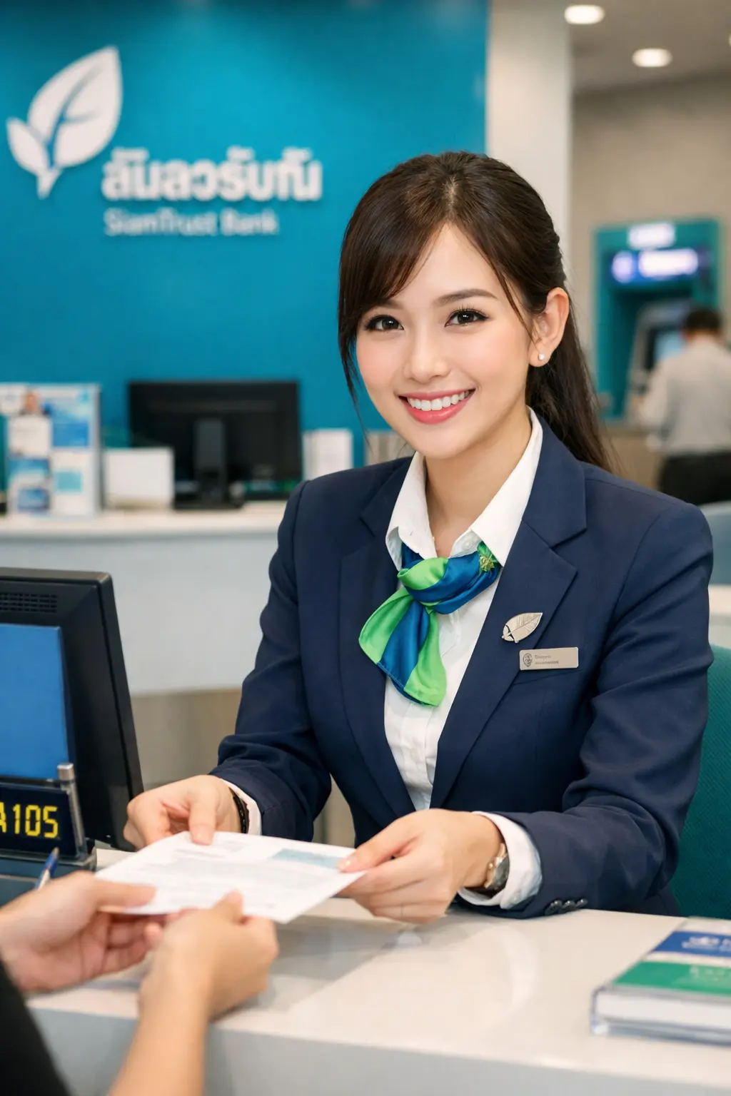 แก้วใสพนักงานสาวสวยขายประกัน