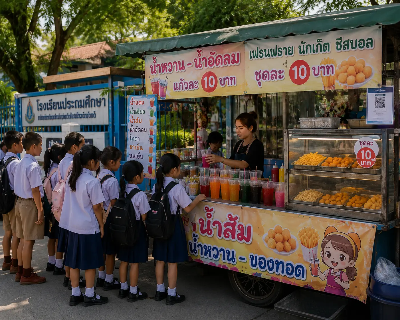 แม่ค้าน้ำหน้าโรงเรียนเล่าชีวิตเปลี่ยน