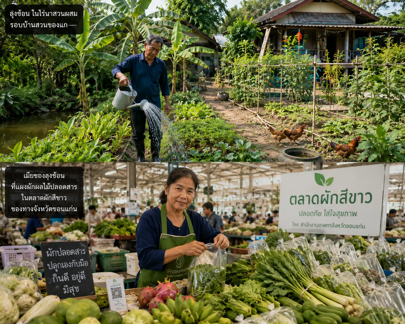 สวนที่คนแวะมาดูงาน