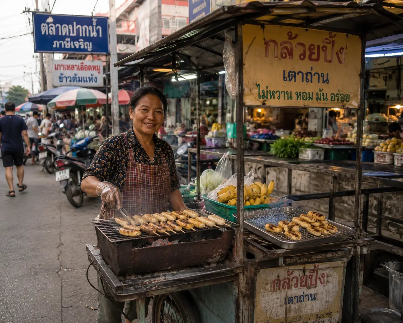 ร้านกล้วยปิ้งเตาถ่าน