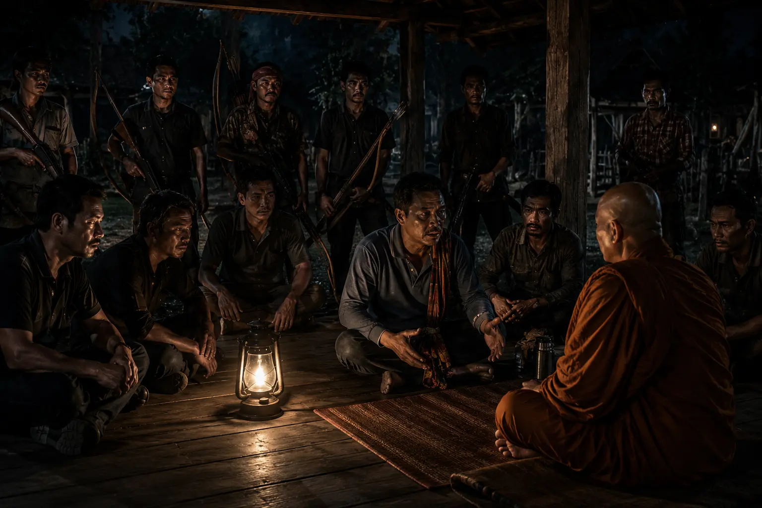 ผู้ใหญ่บ้านเรียกประชุมกลางดึก