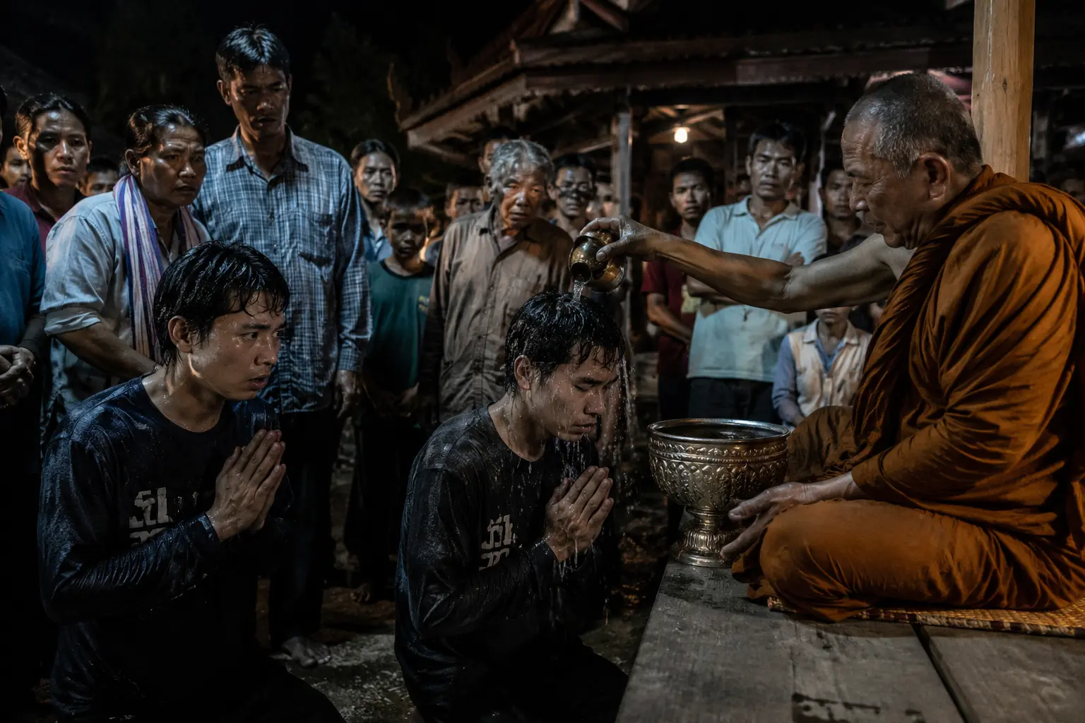 ผีหลอกจนต้องเข้าวัดอาบน้ำมนต์