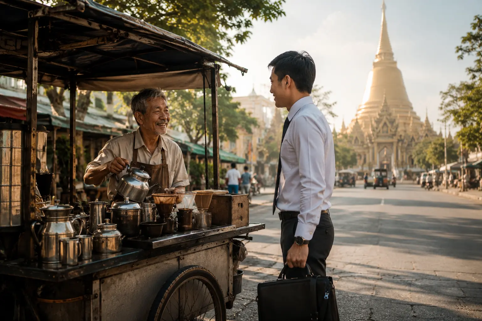 กาแฟเข้มของลุงคนเดิมที่ไม่เคยเปลี่ยน