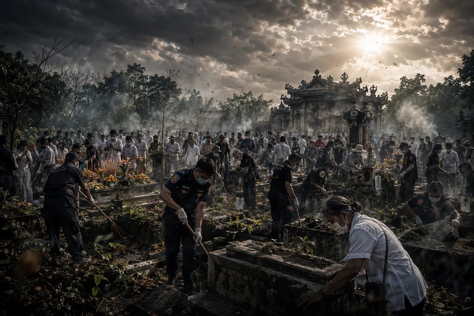 การทำบุญกับศพไร้ญาติ