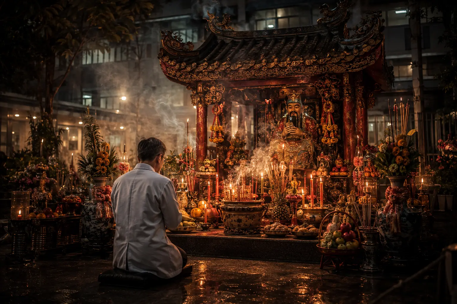 พิธีไหว้ในวันที่ 7 ของทุกเดือน