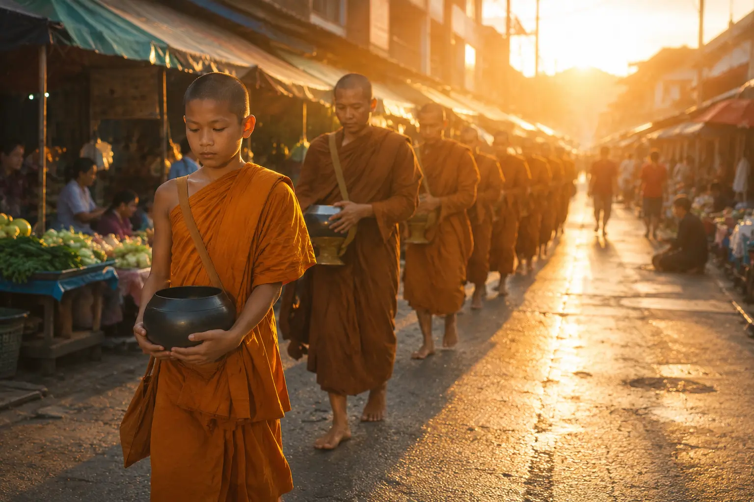 ชีวิตเด็กวัดที่หลวงตาสอนทุกเช้า