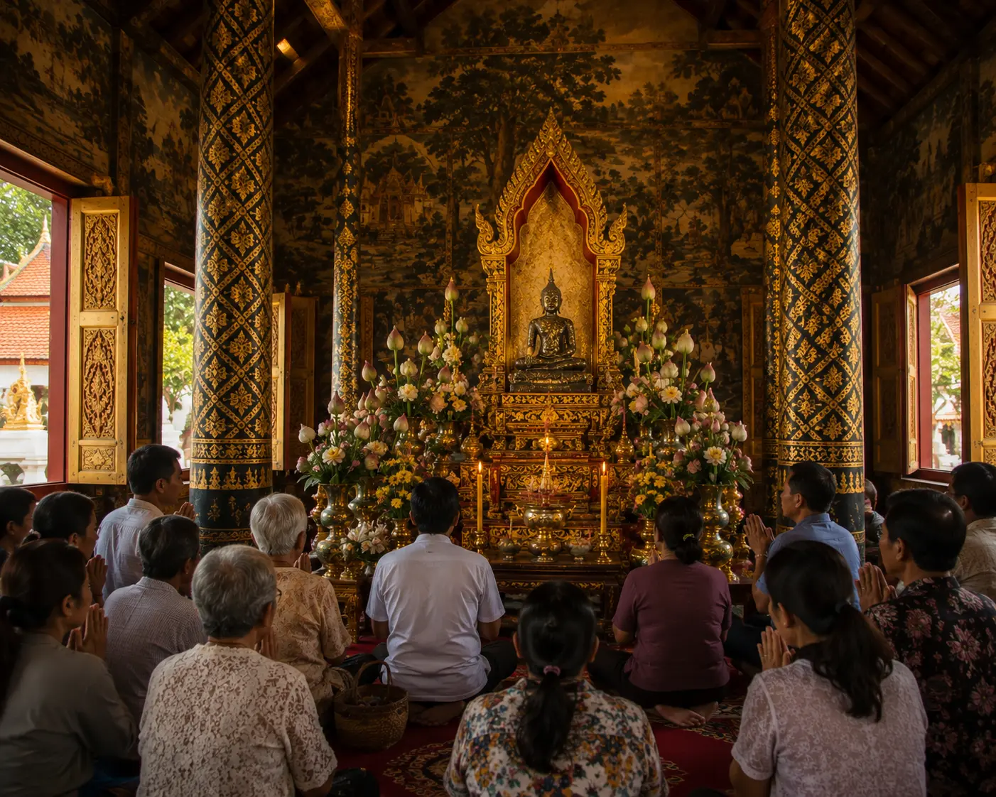 ศักดิ์สิทธิ์พระพุทธรูปโบราณอายุราว 500 ปี