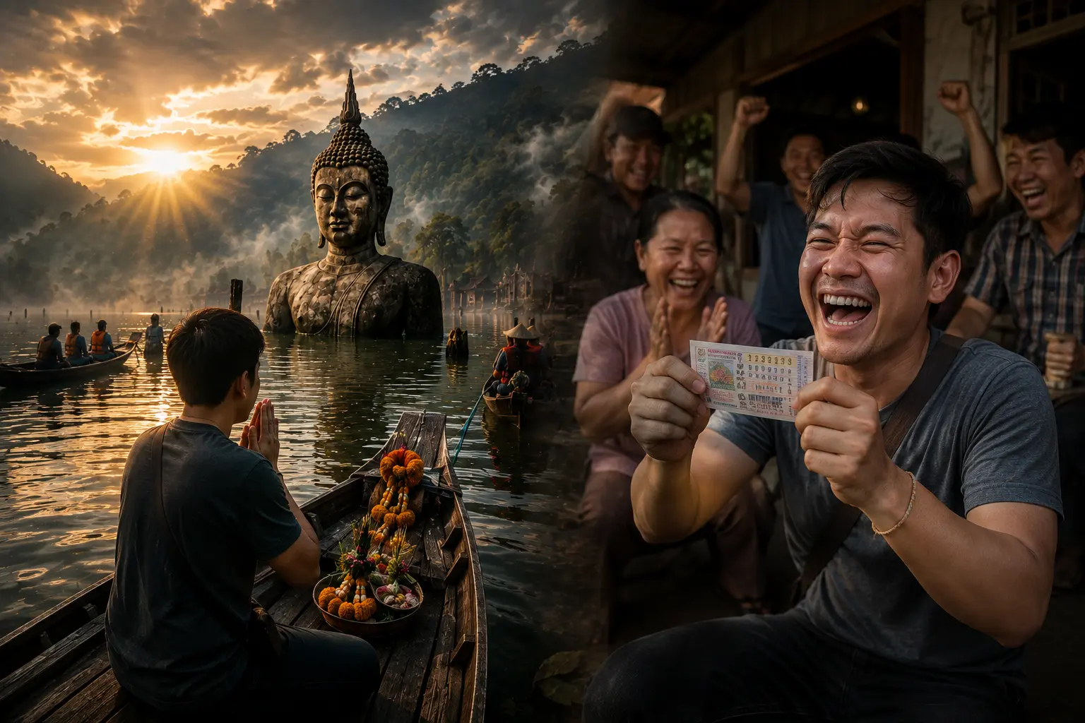 ความเชื่อเรื่องพระกลางน้ำ ขอพรเรื่องโชคลาภ