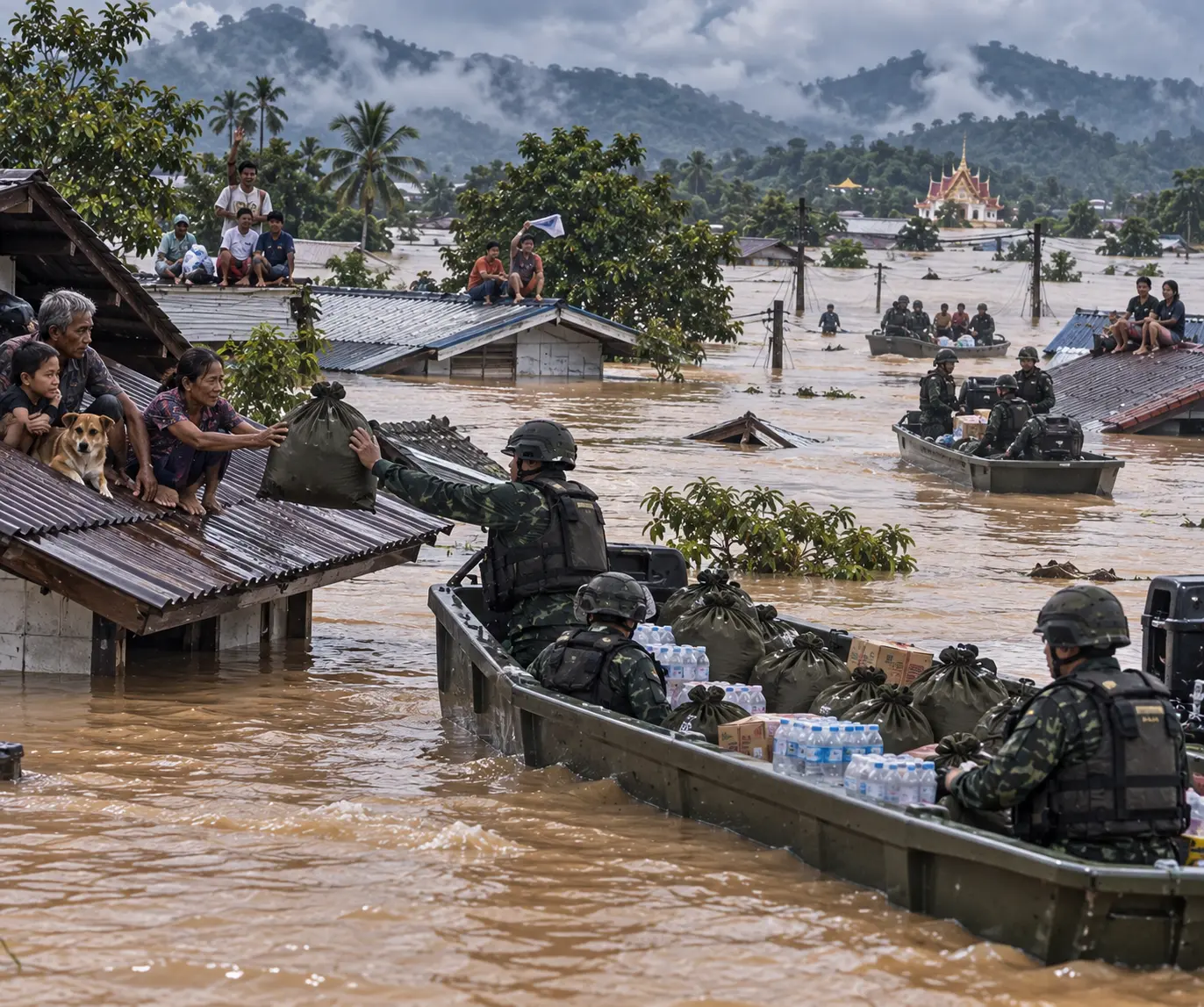 เรื่องราวที่สร้างกำลังใจให้ผู้ประสบภัย