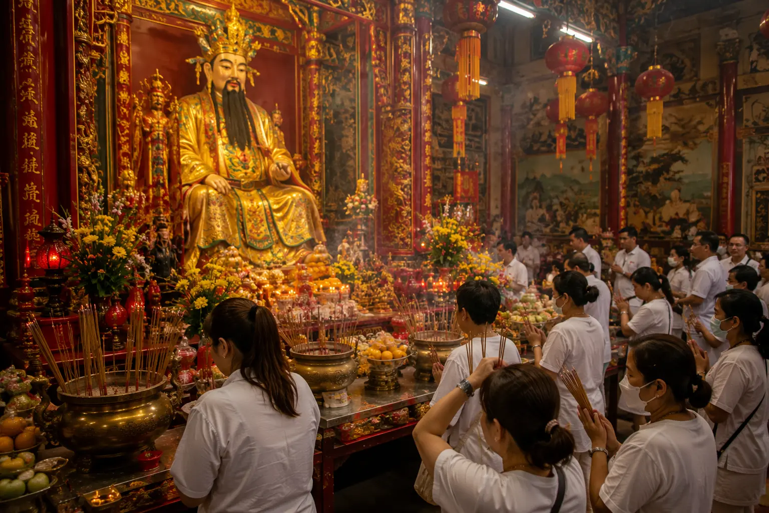 ศาลเจ้าจีน จุดรวมศรัทธาของผู้ร่วมพิธี