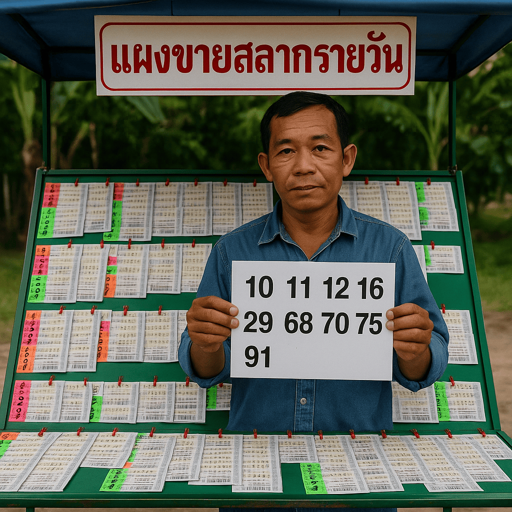 รวม 10 เลขขายดี งวด 1 สิงหาคม