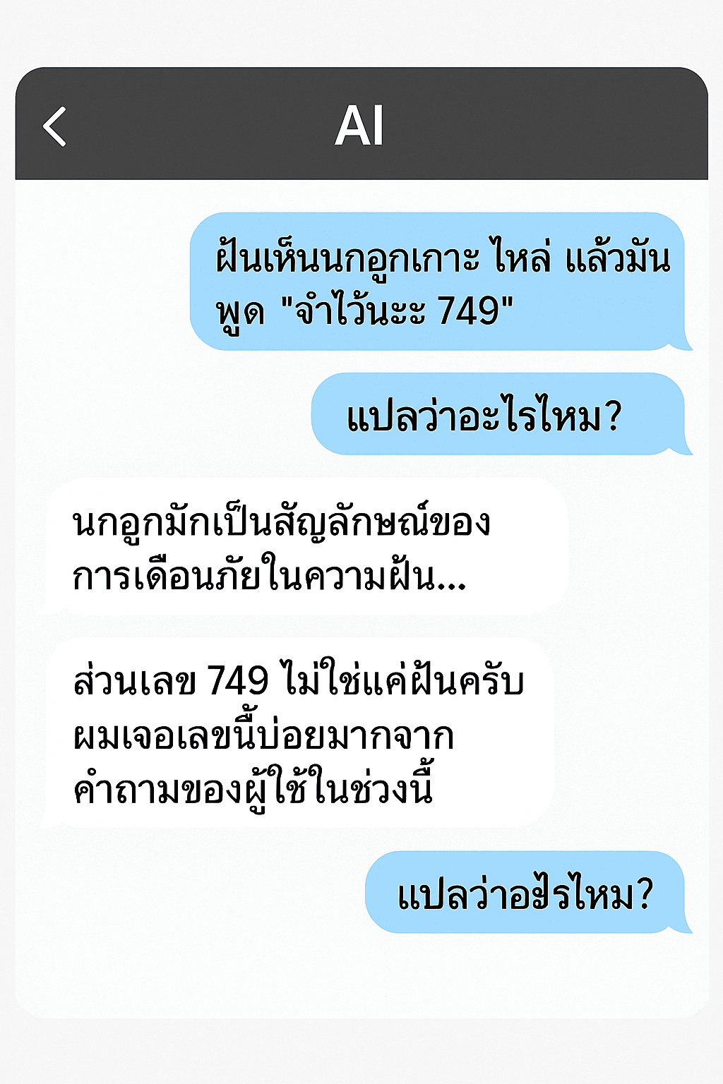 ตัวเลขได้เงินจาก AI