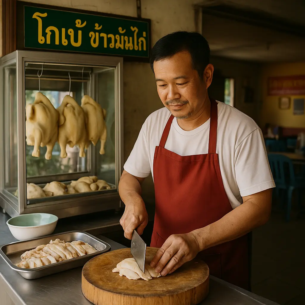 ขายข้าวมันไก่ถูกหวย