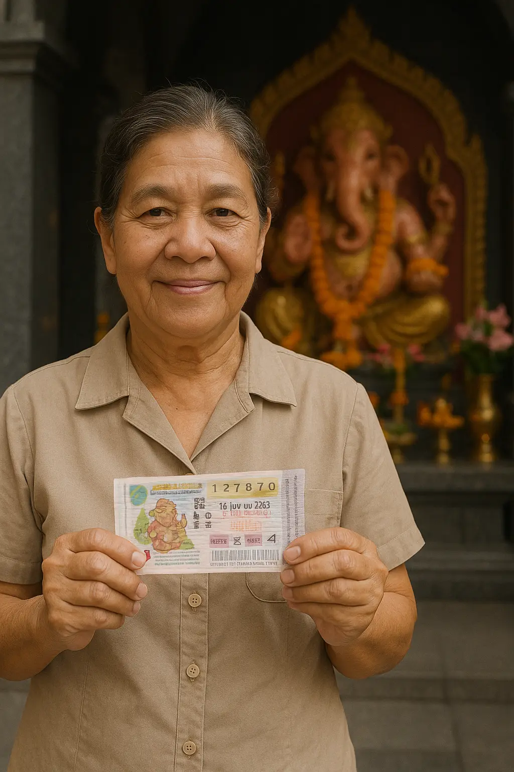 บูชาพระพิฆเนตรถูกหวย