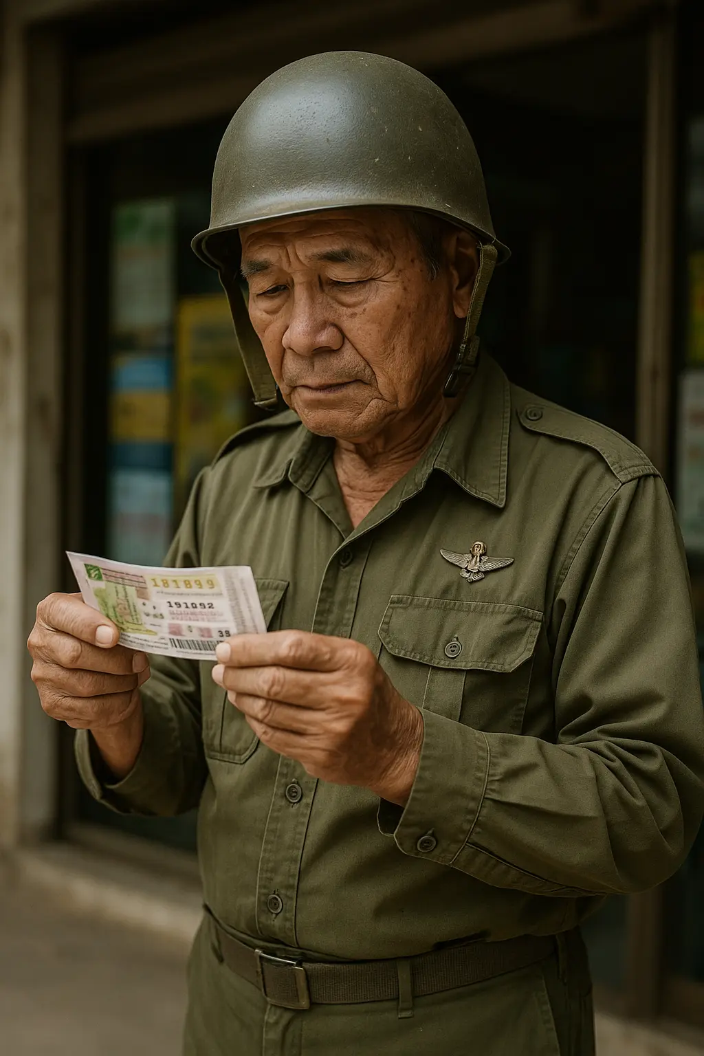 ทหารผ่านศึกถูกหวย