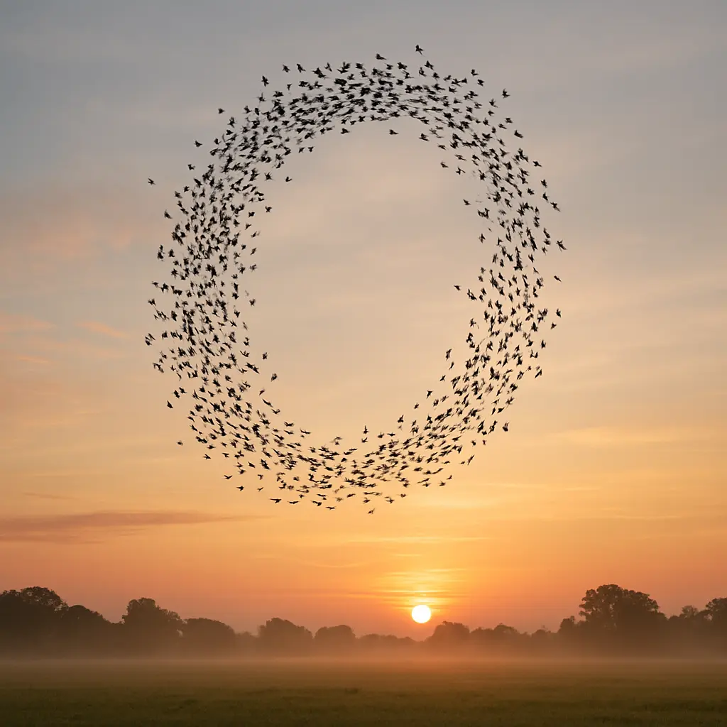 ฝูงนกให้เลข