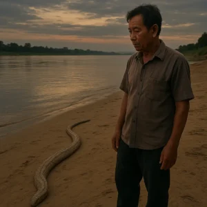 ซากคล้ายงูให้โชค ไม่มีใครรู้ว่าซากยาวนั้นคืออะไร