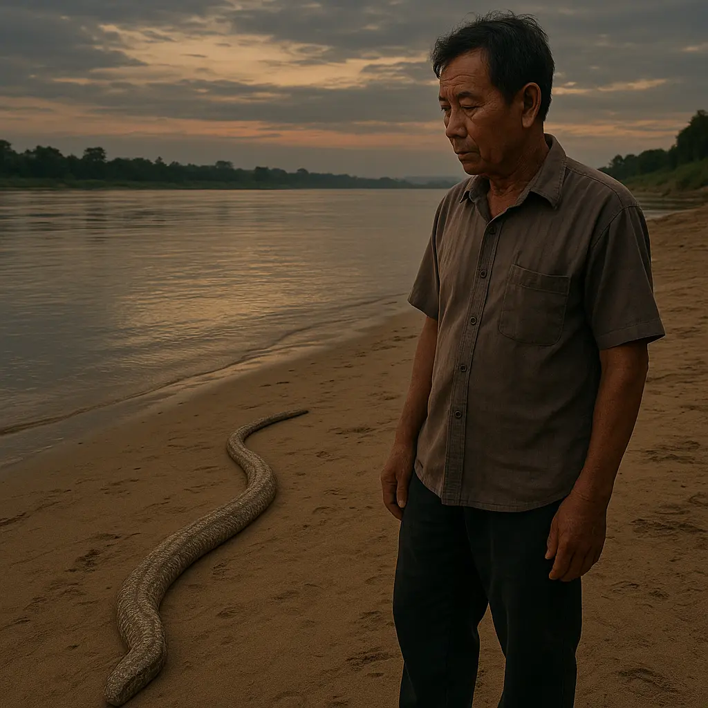 ซากคล้ายงูให้โชค