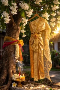 นางไม้ต้นโมกให้โชค ถวายชุดไทยชีวิตพลิกไม่คาดฝัน