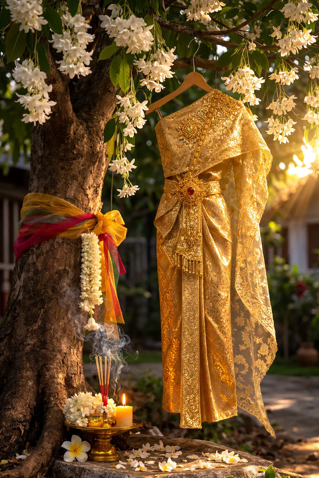 นางไม้ต้นโมกให้โชค