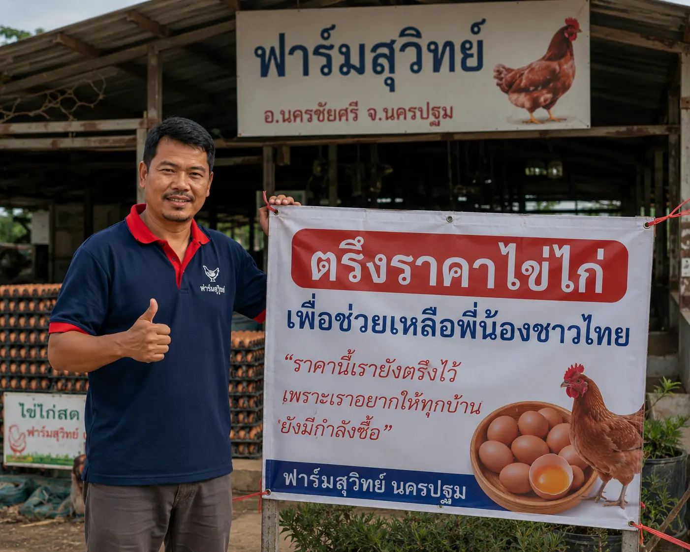 ไข่ไก่แพงพาพบโชค
