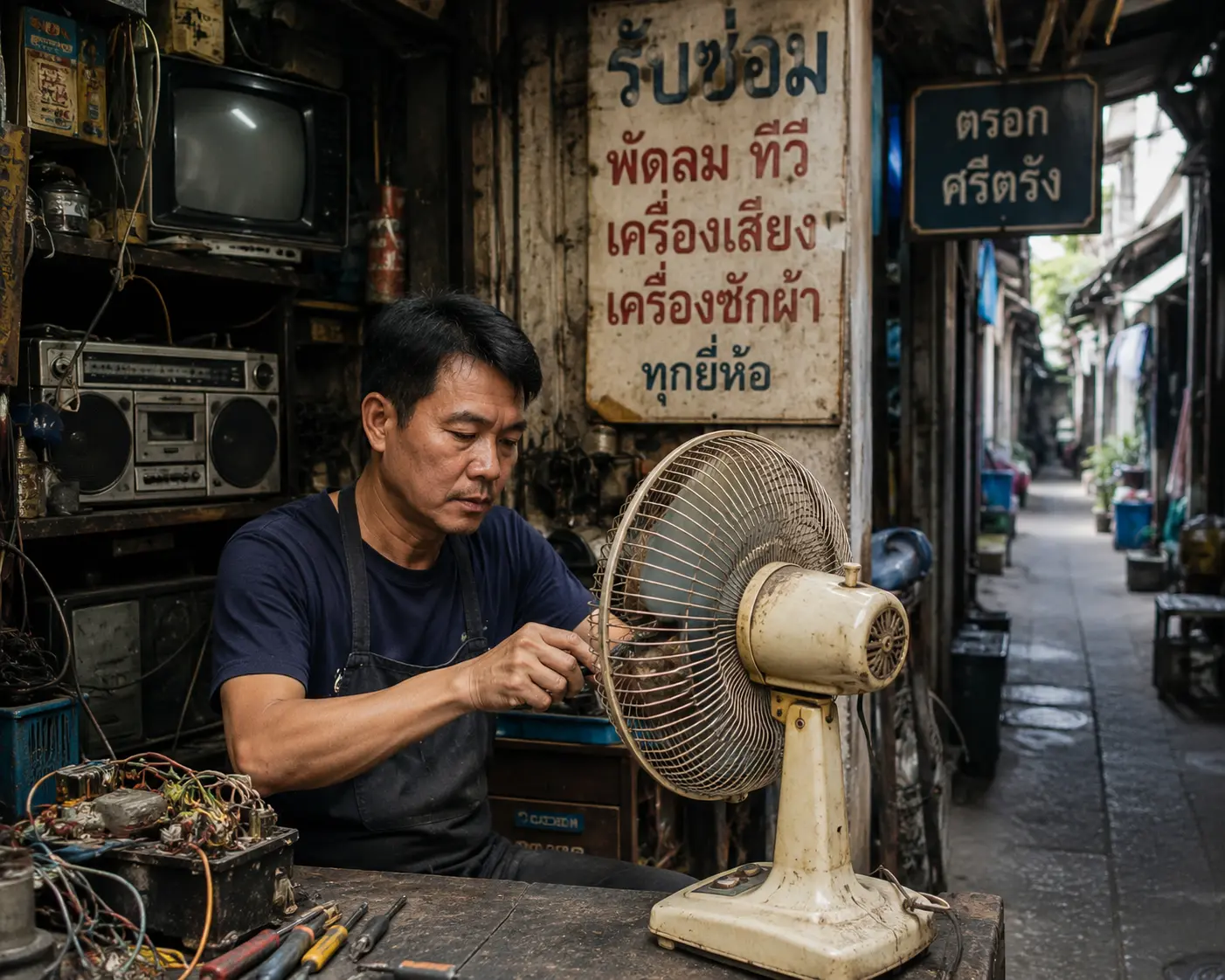 ช่างซ่อมพัดลมเฮง