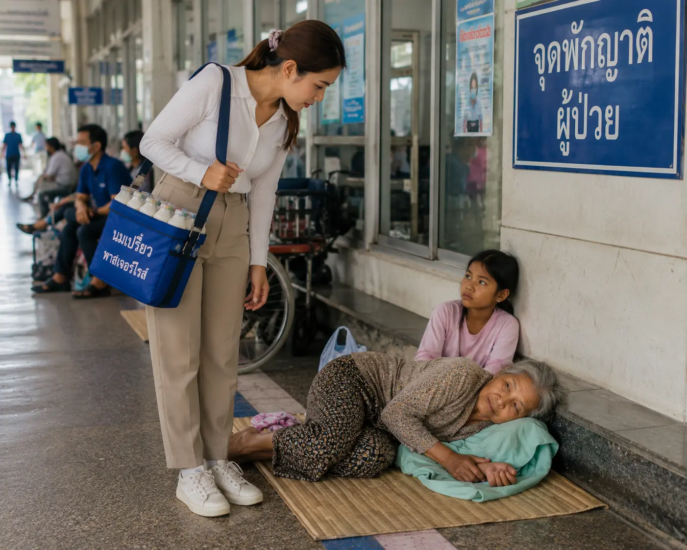 ทำบุญด้วยนมเปรี้ยว