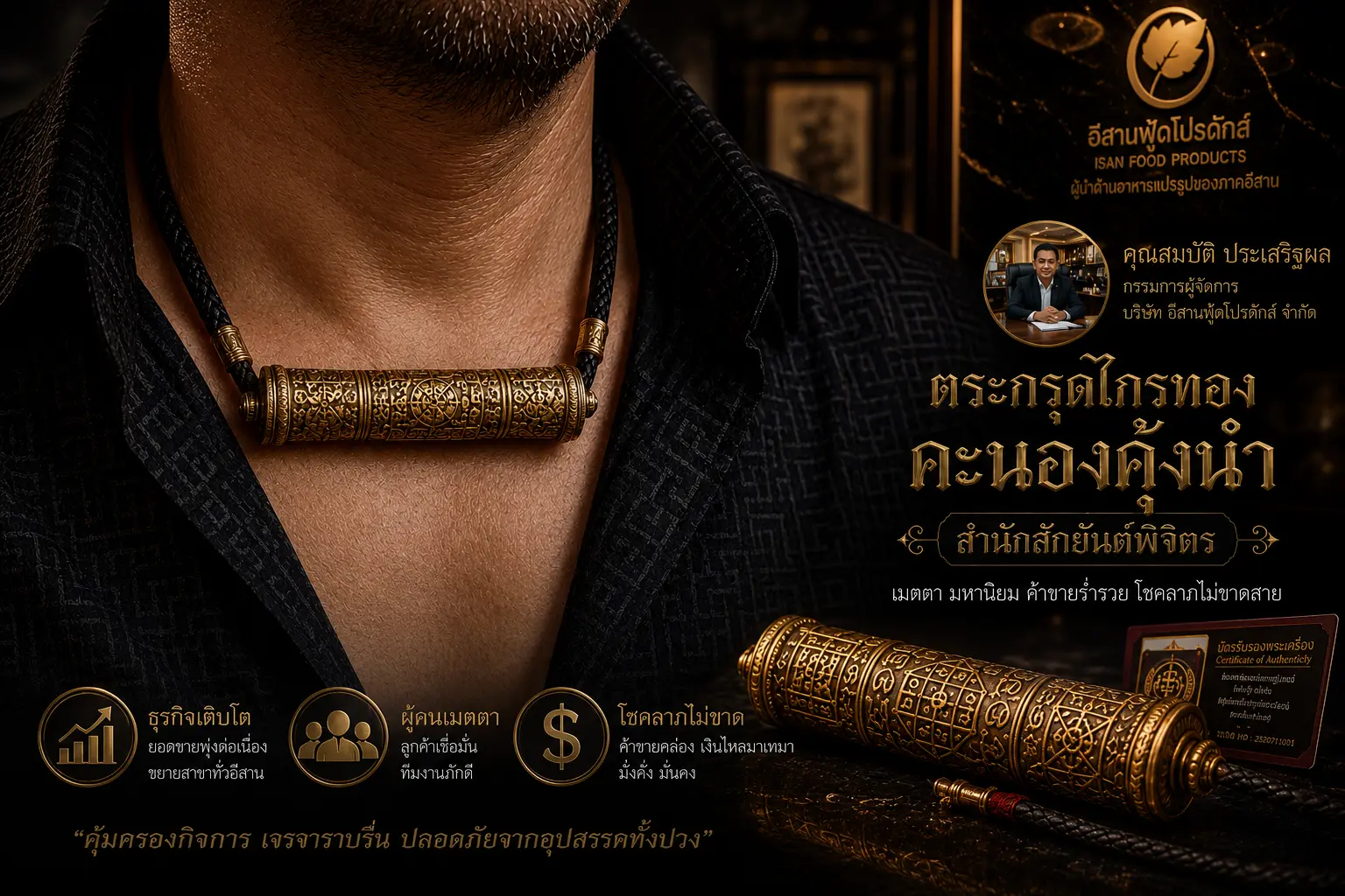 ตะกรุดเปิดดวงรับโชค