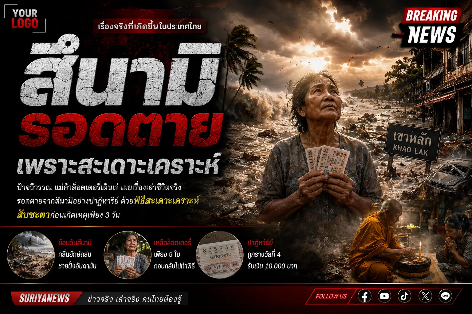 แม่ค้าหวยรอดสึนามิ