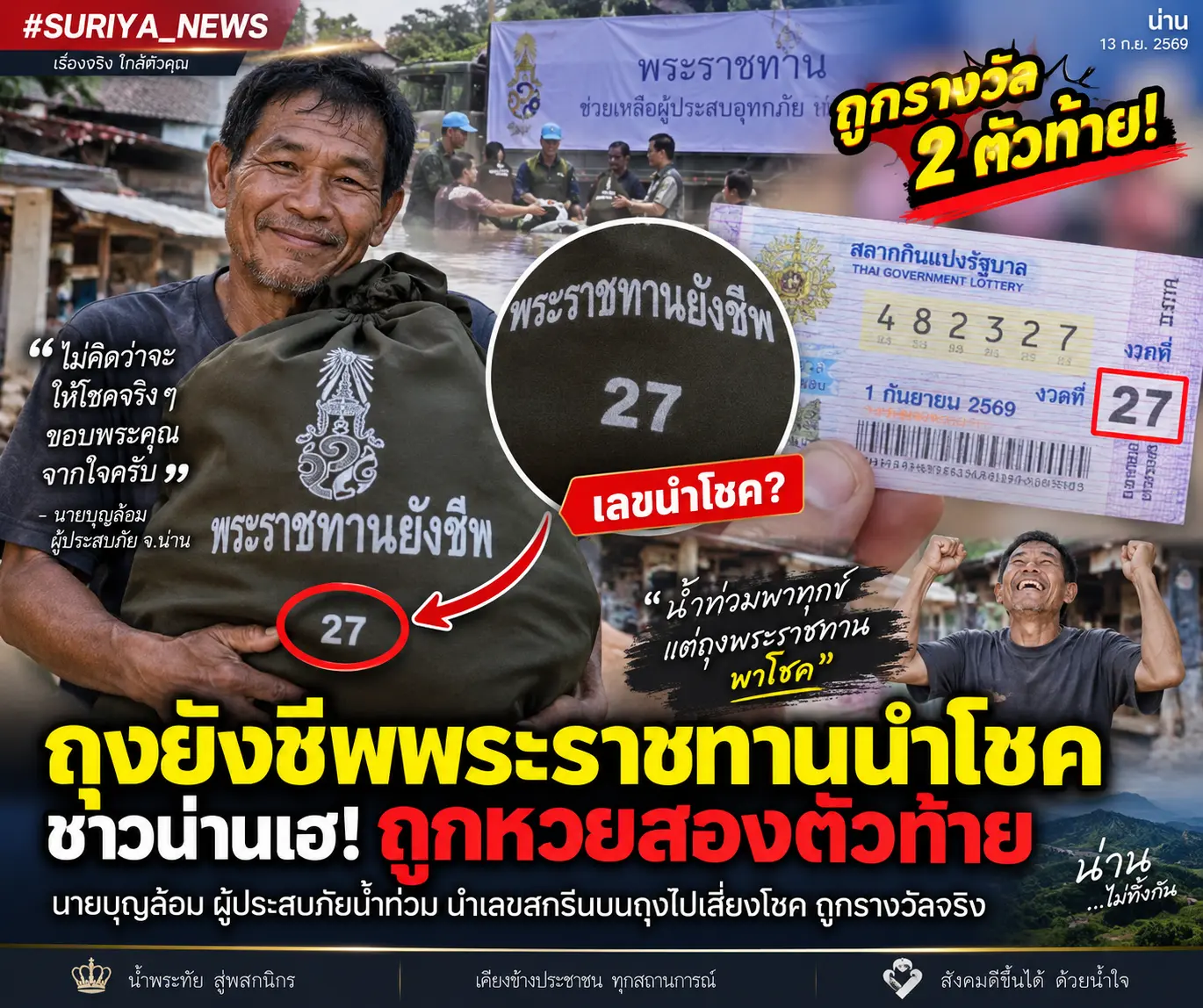 ตัวเลขถุงยังชีพ