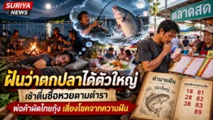 พ่อค้าผัดไทยดวงดี ถูกเลขจากฝันว่าได้ปลาใหญ่ในคืออกทริปตกปลาริมเขื่อน