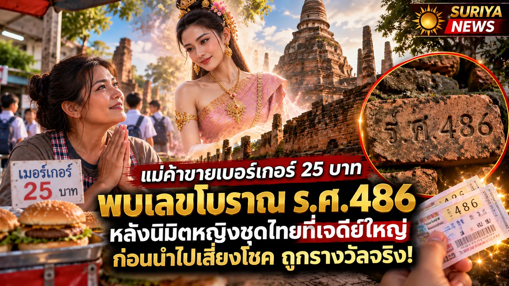 ขายเบอร์เกอร์ดวงเฮง